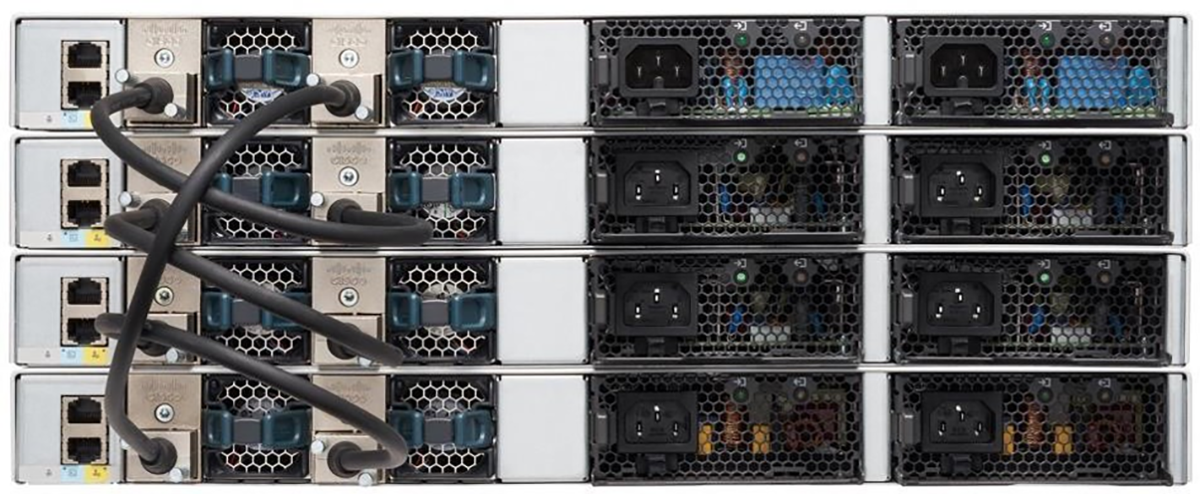 Cisco Catalyst 9200 Series Switch stacked units